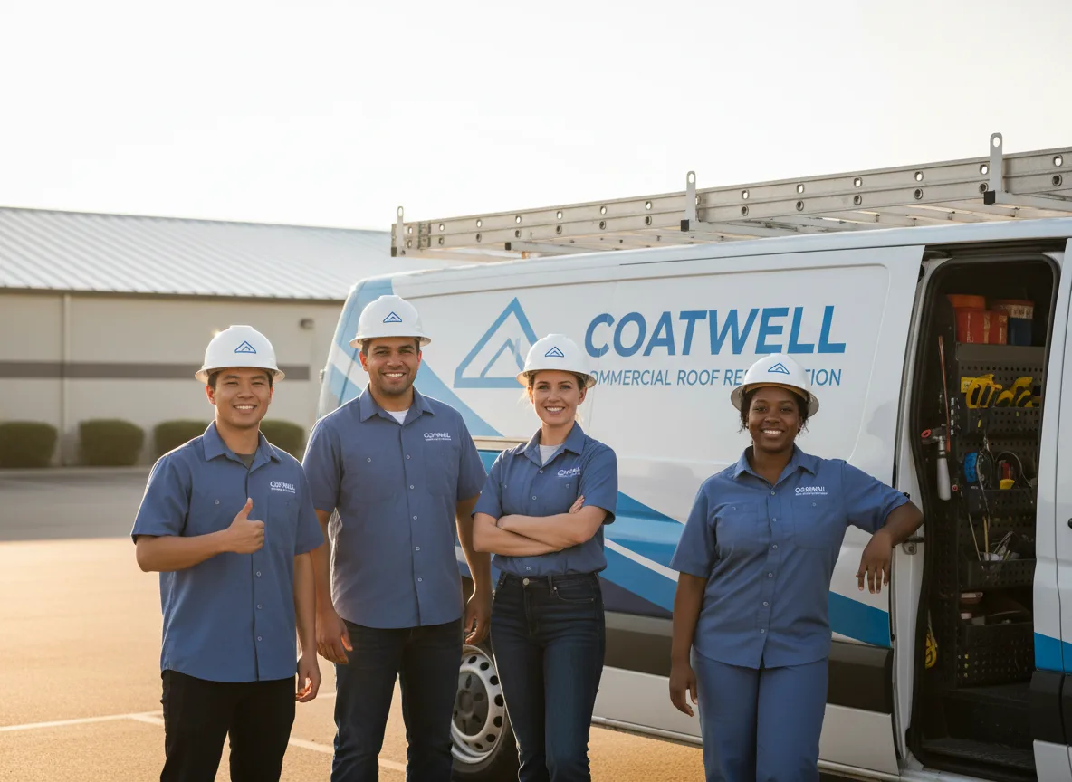 Commercial roof coating company in Crystal Lake, IA